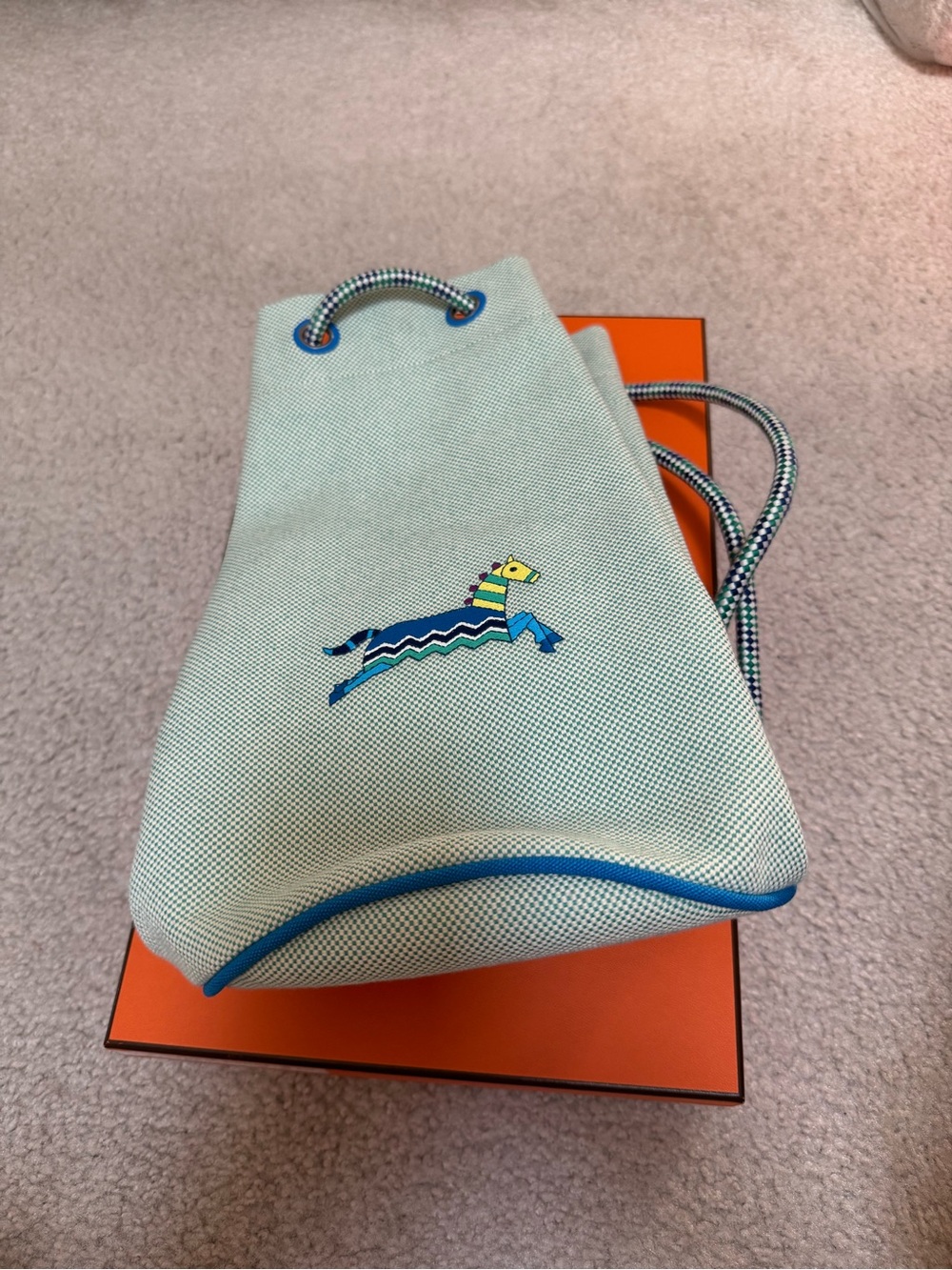 Hermes Epopee Duffle in Menthe